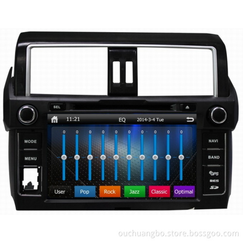 Ouchuangbo Auto Stereo System for Toyota Prado 2014 GPS Navigation iPod USB DVD Player